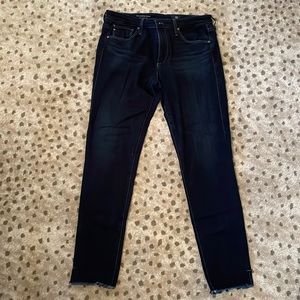 AG Jeans The Legging Ankle Super Skinny Dark Wash 29